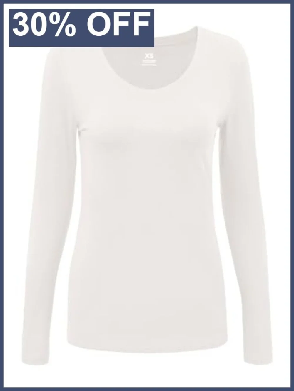 Women's Underscrub Long Sleeve Scoop Neck Slim Fit Polyester Spandex